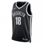 Maillot NBA Brooklyn Nets Yuta Watanabe 18 Nike 2022-23 Icon Edition Noir Swingman - Homme